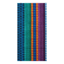 Traditional Guatemala fabric weave Personalized Photo Card