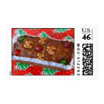Traditional Holiday Fruitcake Stamps