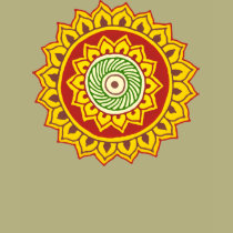 Traditional Indian style Mandana t-shirts