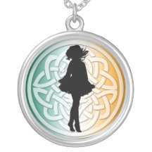 Traditional Irish Dancer Necklace