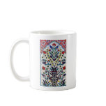 Traditional islamic floral design tiles mug