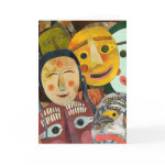 Traditional Korean Masks: Blank Card card