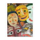 Traditional Korean Masks postcard postcard