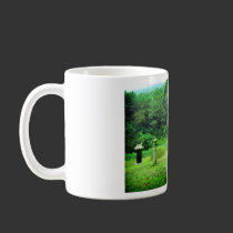 Traditional mountain graves in South Korea mugs