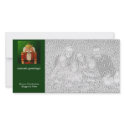 Traditional Nutcracker Holiday photo cards