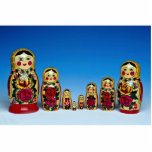 Traditional painted Russian doll set Photo Sculptures