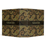 Traditional Paisley Pattern Design-Template Binders