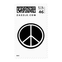 Traditional peace symbol stamps