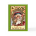 Traditional Santa Claus Greeting Card