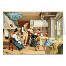 Traditional Scandinavian family Greeting Cards