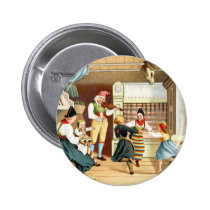 Traditional Scandinavian family Pinback Buttons