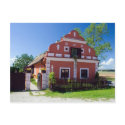 Traditional South Bohemia House postcards by lifesphere Traditional South Bohemia House postcards