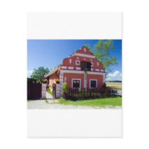 Traditional South Bohemia House postcards