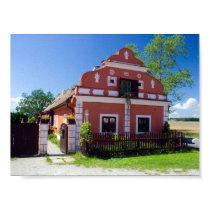 Traditional South Bohemia House posters