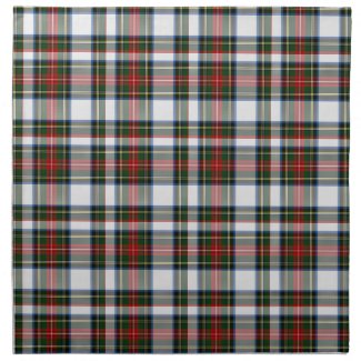 Traditional Stewart Dress Plaid Cloth Napkin