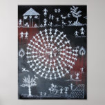 Traditional Taarpa Dance Print