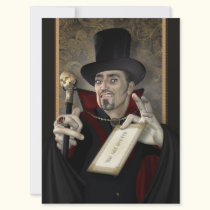 Traditional Vampire Oversized Party Invitations