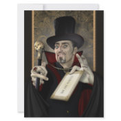 Traditional Vampire Oversized Party Invitations