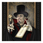 Traditional Vampire Square Party Invitations