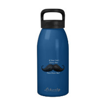 Traditional Waxed Desi  Moustache Water Bottle