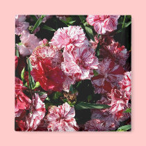 Traditional Wedding Carnations magnets