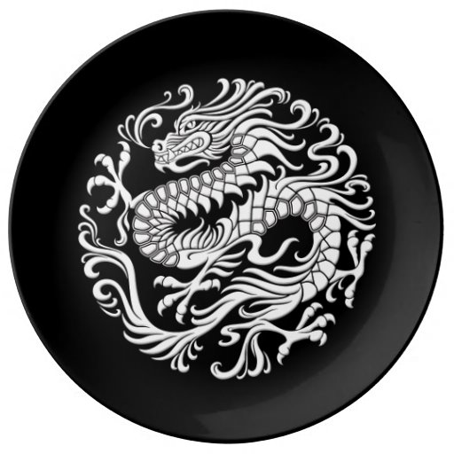 Traditional Chinese Dragon Plates | Traditional Chinese Dragon Plate