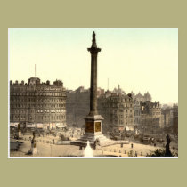 Trafalgar Square I, London, England postcards