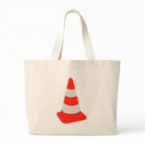 Traffic cone tote bags
