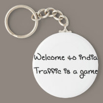 Traffic is a game keychains