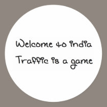 Traffic is a game stickers