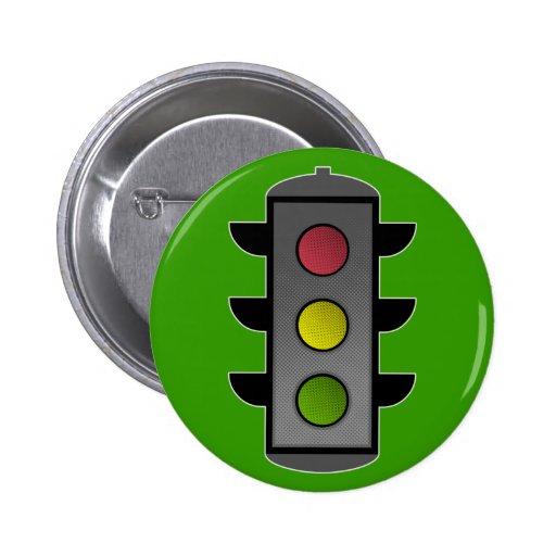 Traffic Light Button Zazzle
