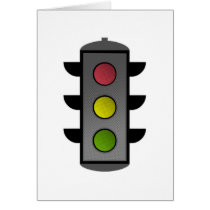 Traffic Light Greeting Cards