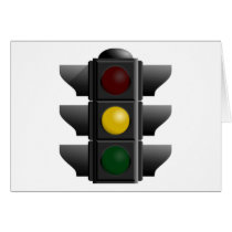Traffic Light Greeting Card