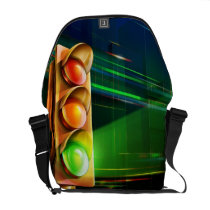 Traffic light - messenger bag