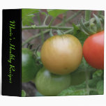 Traffic Light Tomatoes Custom Recipe Binder