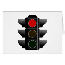 Traffic light traffic light red talk card