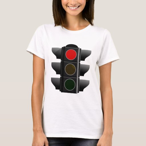 Traffic light traffic light red talk T-Shirt | Zazzle