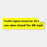 Traffic Lights Bumper Sticker