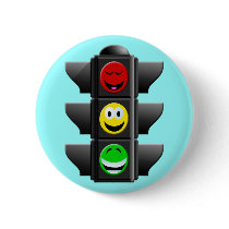 TRAFFIC SIGNAL SMILEYS BUTTON