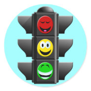 TRAFFIC SIGNAL SMILEYS sticker