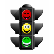 TRAFFIC SIGNAL SMILEYS t-shirts by dgpaulart TRAFFIC SIGNAL SMILEYS t-shirts