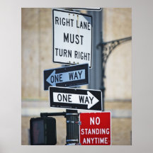 Traffic Signs Print