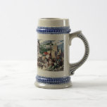 Tráfico de peatones en la manera de Appian Tazas De Café