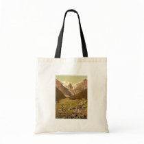 Trafoi and Trafoi Ice Wall, Tyrol, Austro-Hungary Canvas Bag