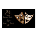 Tragedy & Comedy Business Card