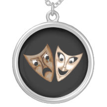 Tragedy & Comedy Pendants