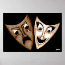 Tragedy & Comedy Posters