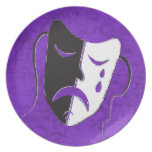 Tragedy Mask Plates