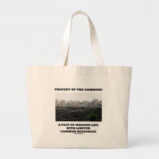 Tragedy Of The Commons A Fact Of Modern Life Canvas Bags