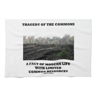 Tragedy Of The Commons A Fact Of Modern Life Hand Towels